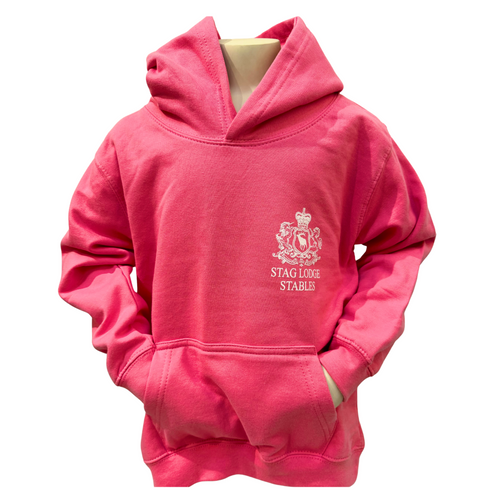 Stag Lodge Stables Hoodie - Candy Floss