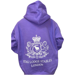 Stag Lodge Stables Hoodie - Digital Lavender