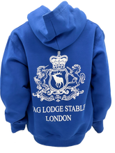 Load image into Gallery viewer, Stag Lodge Stables Hoodie - Blue