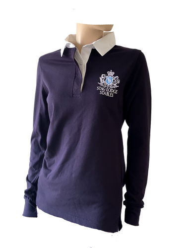 Women's Stag Lodge Polo Shirt - Navy