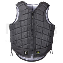 Load image into Gallery viewer, Ti22 youth Body Protector - Black/Gunmetal Grey